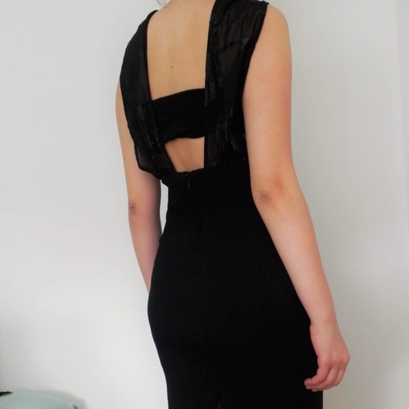 Dynamite robe noire en 2 pièces: bandeau noir+robe - Picture 5 of 6